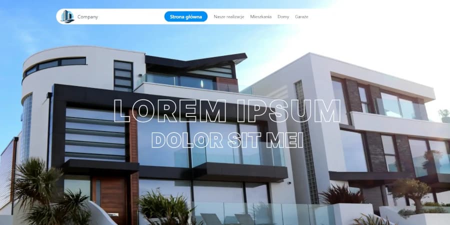 Zrzut ekranu strony real-estate-project.pl